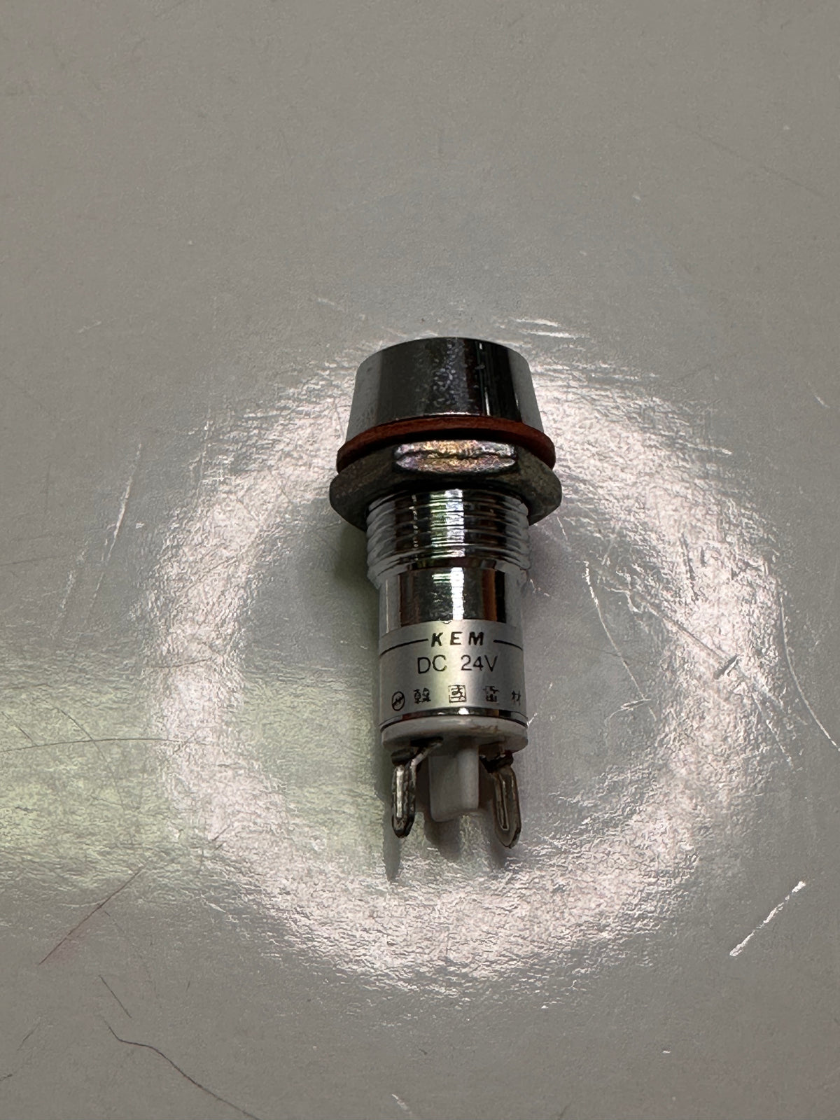 KEM Co. KL-12R / KL-12D12R Red Panel-Mount LED Indicator Lamp