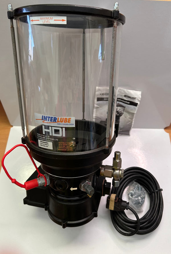 Interlube HDI electric lubrication Pump for road vehicles and heavy industry HDI9241/1