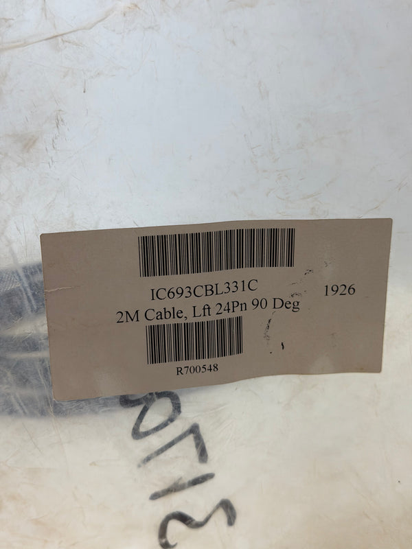 GE Faunc IC693CBL331C 2M Cable Lft 24Pn 90 Deg
