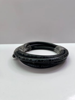 Parker 801-4-BLK-RL Push-Lok Multipurpose Air Hose, 1/4" Dia.  2mtr length