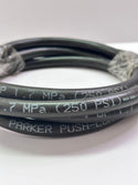 Parker 801-4-BLK-RL Push-Lok Multipurpose Air Hose, 1/4" Dia.  2mtr length