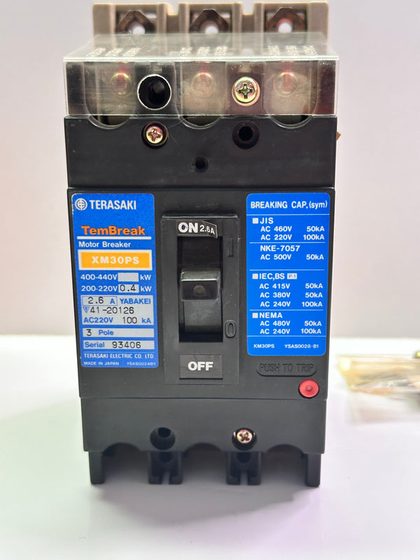 Terasaki TemBreak XM30PS, 3P 2.6A FC