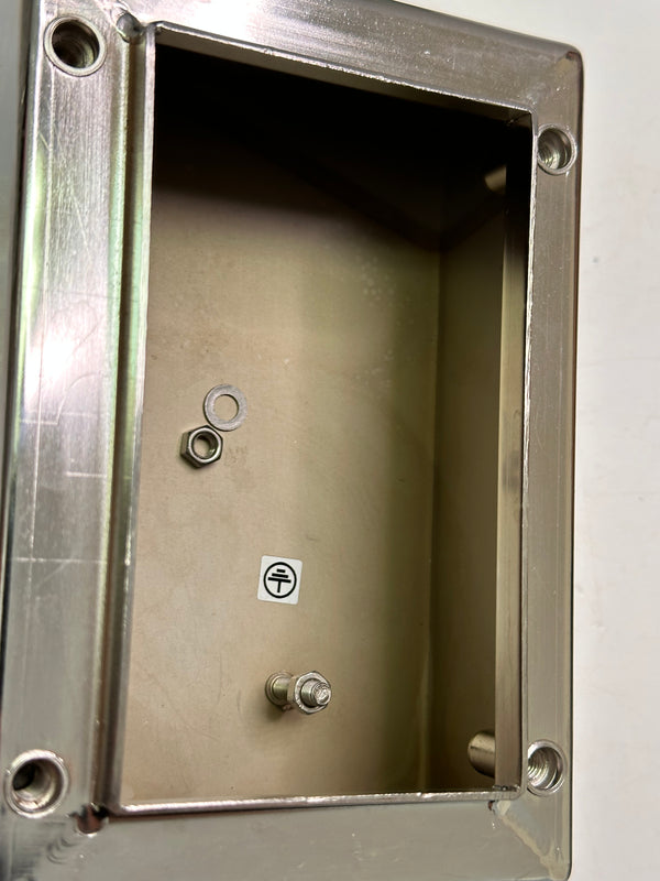 Stainless Steel Push Button Enclosure/Control Box (Two Button Cutout)