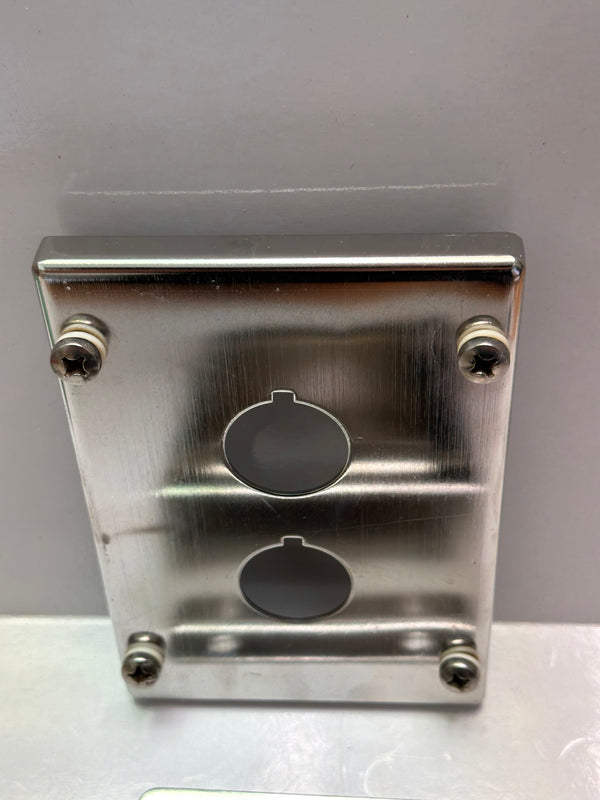 Stainless Steel Push Button Enclosure/Control Box (Two Button Cutout)