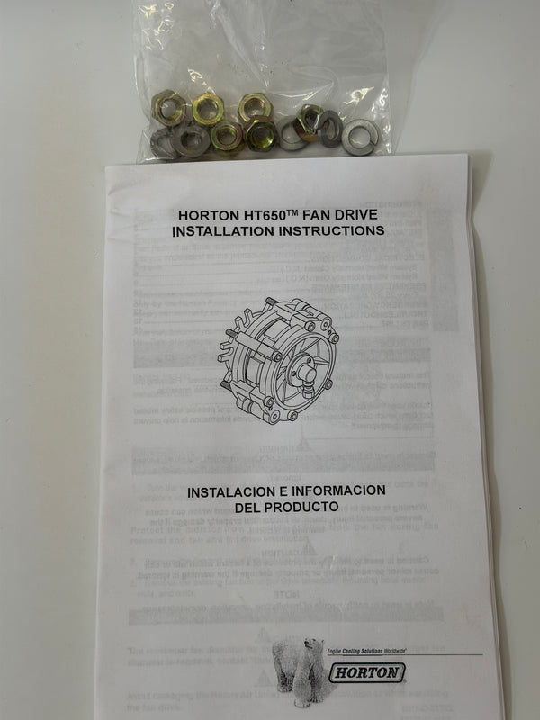Horton HT650 On/Off Pneumatic Fan Clutch Drive 991451
