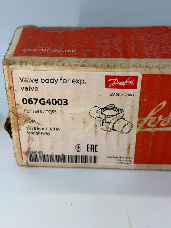 067G4003 Danfoss TE55 Expansion Valve Body
