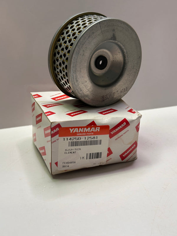 Yanmar 114250-12581 Genuine Air Filter element for air intake silencer