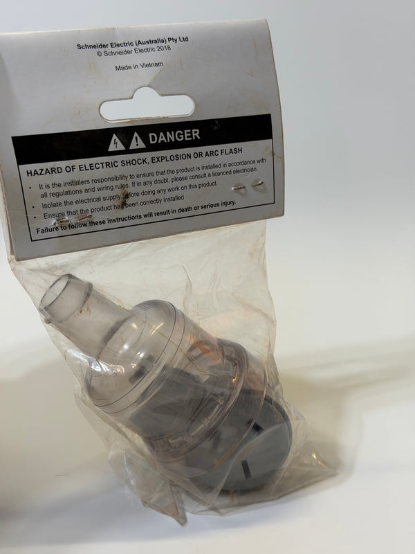 Clipsal 438XHD-TR Heavy Duty Extension Socket, Transparent