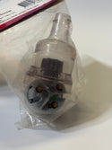 Clipsal 438XHD-TR Heavy Duty Extension Socket, Transparent