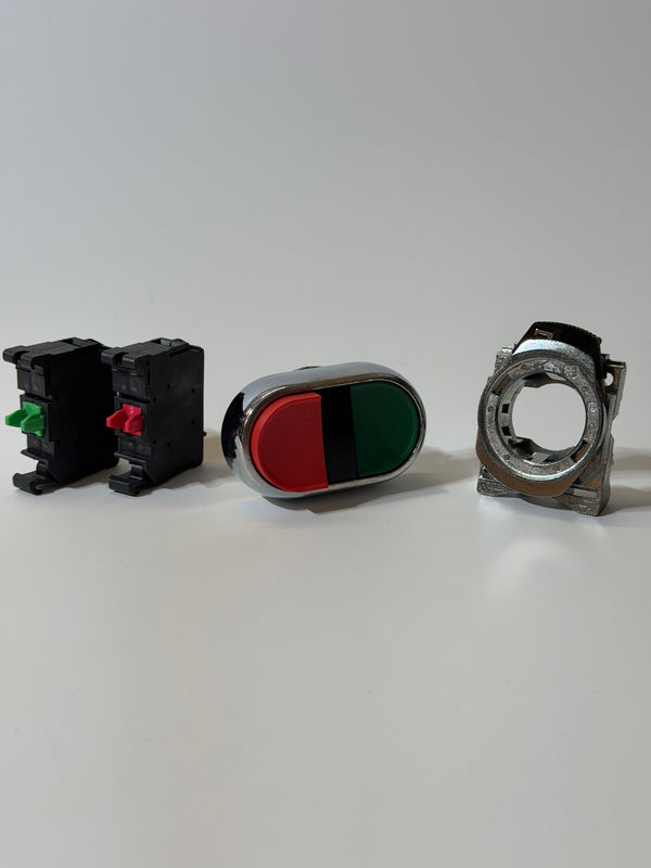 D7MU2E4F3MX11 22.5mm Double Metal Pushbutton