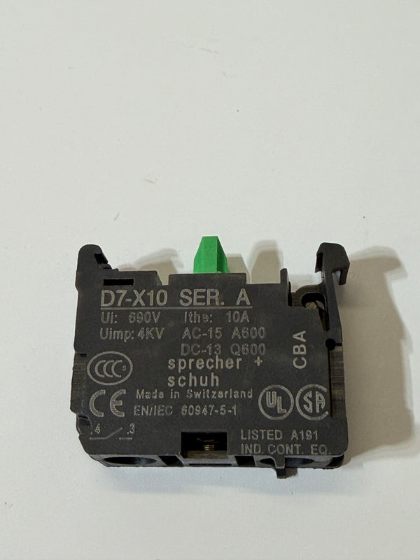 D7MU2E4F3MX11 22.5mm Double Metal Pushbutton