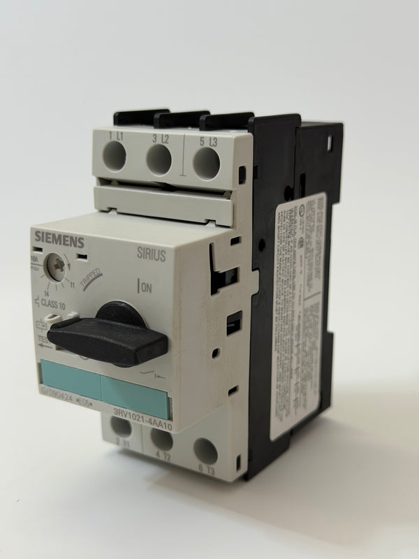 Siemens 3RV1021-4AA10 16A Circuit Breaker