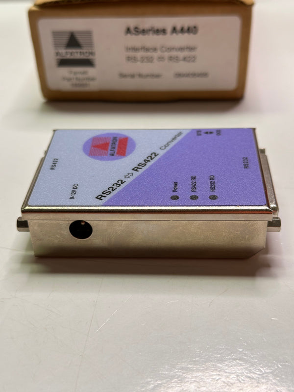 Alfatron ASeries A440 Interface Converter. Bidirectional RS-232 <>RS-422