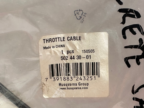 Husqvarna 5024430-01 Genuine Throttle Cable