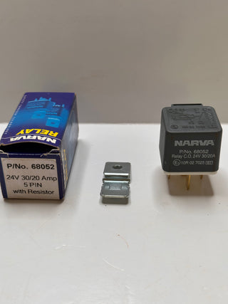 NARVA 68052 24V 5 Pin Change-Over Relay with Resistor