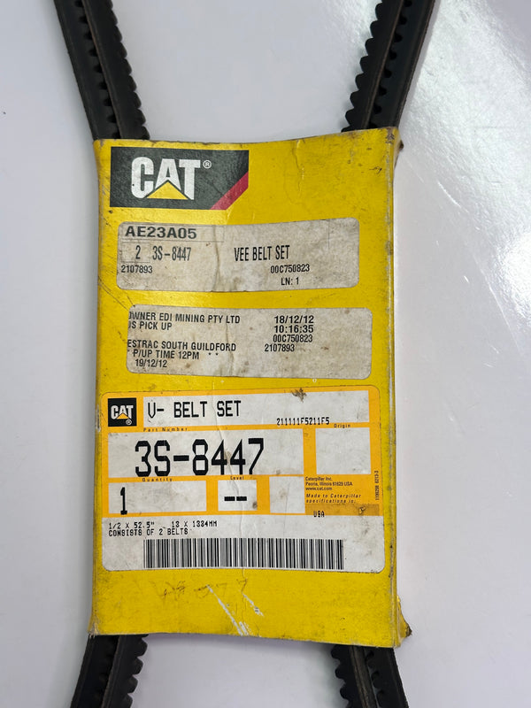 Caterpillar CAT 3S-8447 V-Belt (Set of 2)