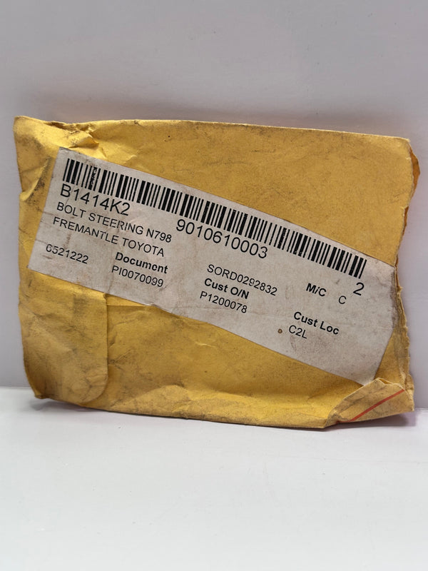Toyota 90106-10003 Genuine Bolt - Knuckle Stopper - Bag of 2