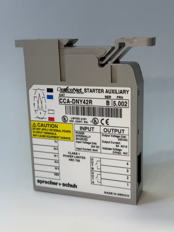 CCA-DNY42R DeviceNet Starter Auxiliary Module