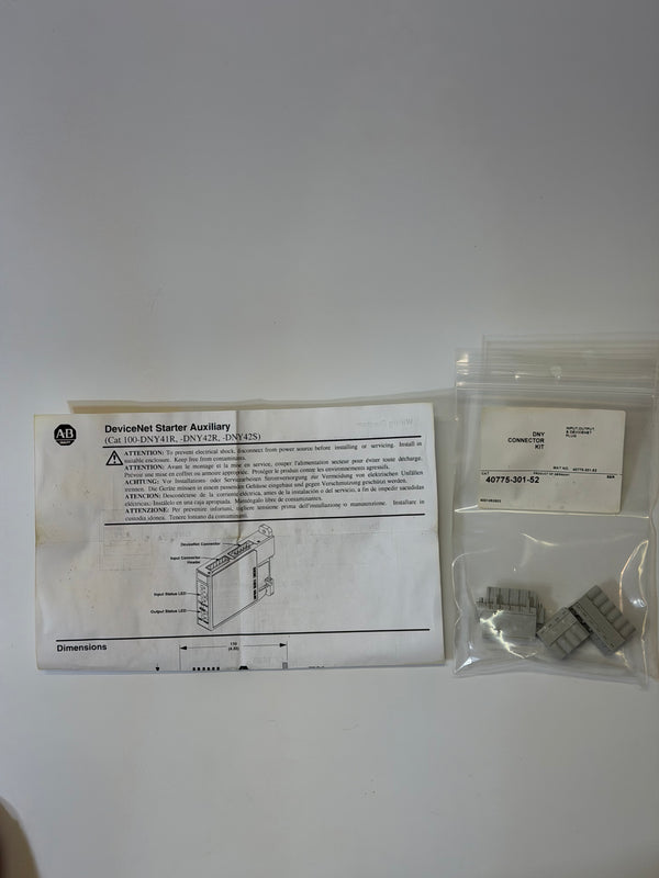 CCA-DNY42R DeviceNet Starter Auxiliary Module