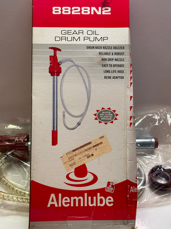 Alemlube 8828N2 20L Gear & Engine Oil Pump with Reike Adaptor