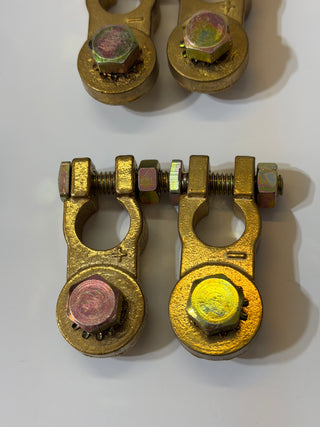Battery terminal Connector Clamps, Heavy Duty, Brass