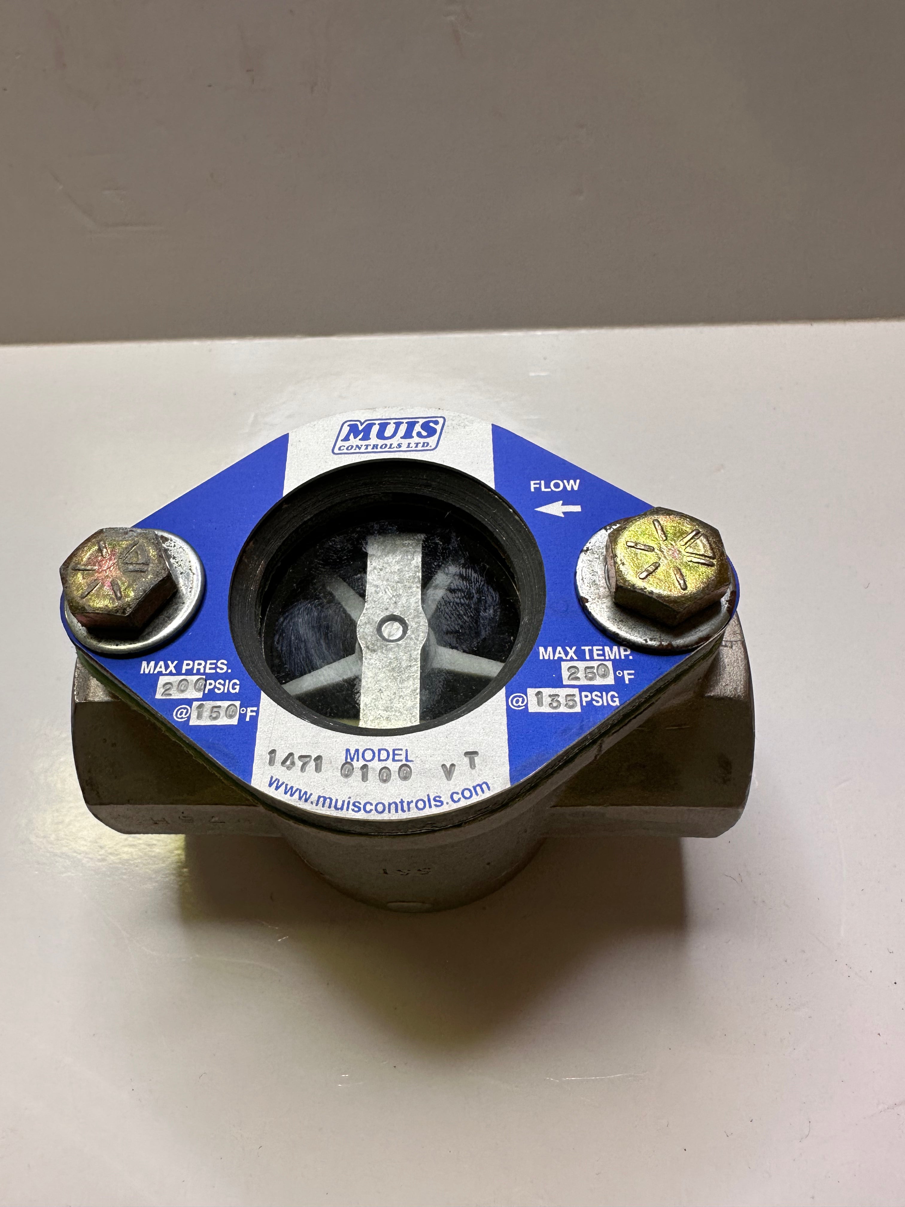 MUIS Threaded Sight Flow Indicator 1471 0100 VT | Mining & Industrial ...