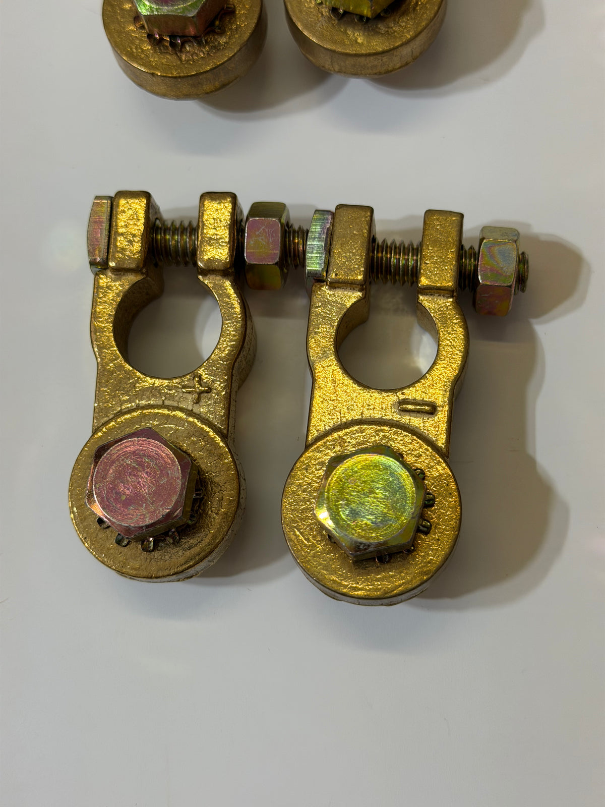 Battery terminal Connector Clamps, Heavy Duty, Brass