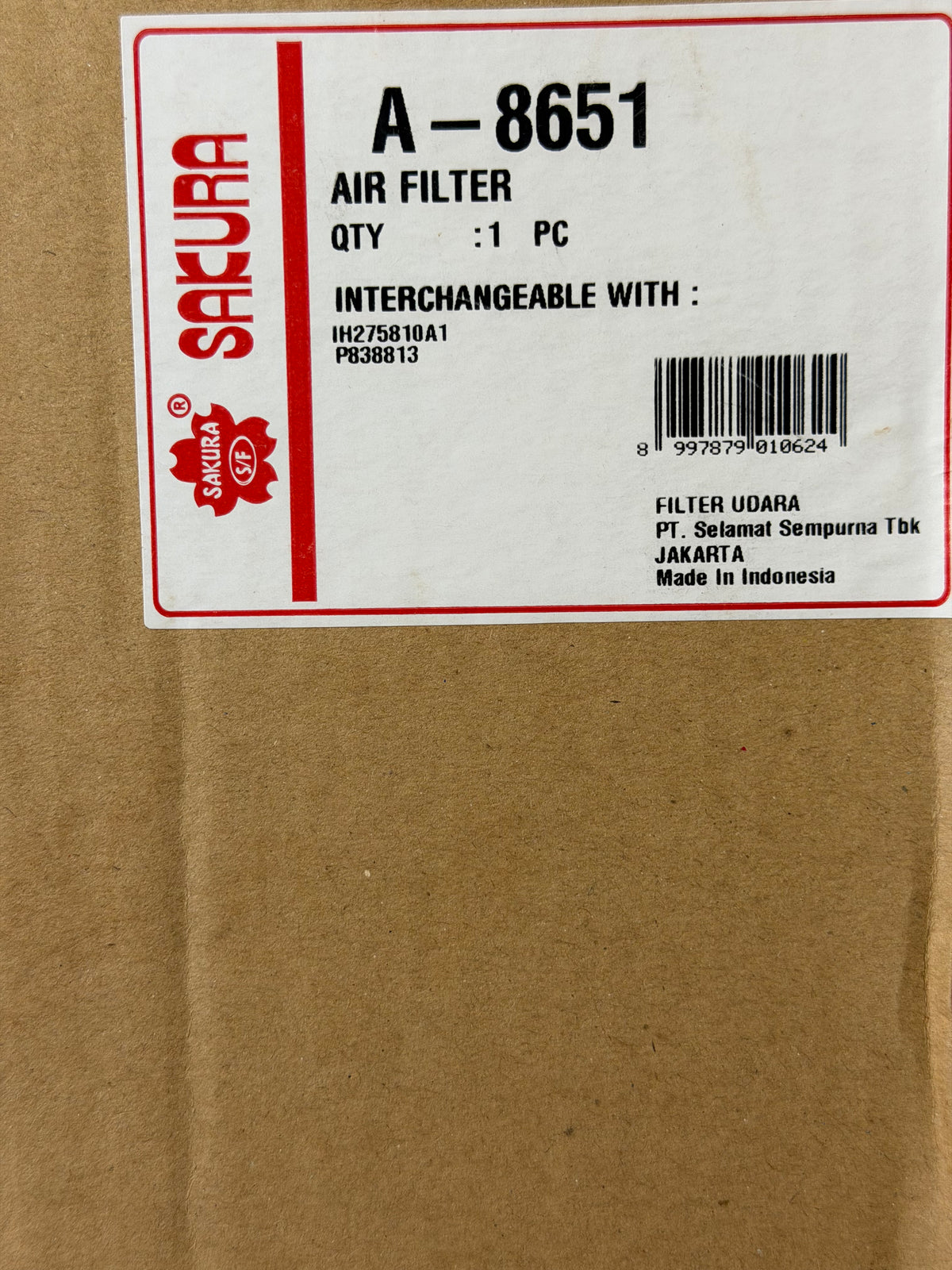 Sakura A-8651 Air Filter