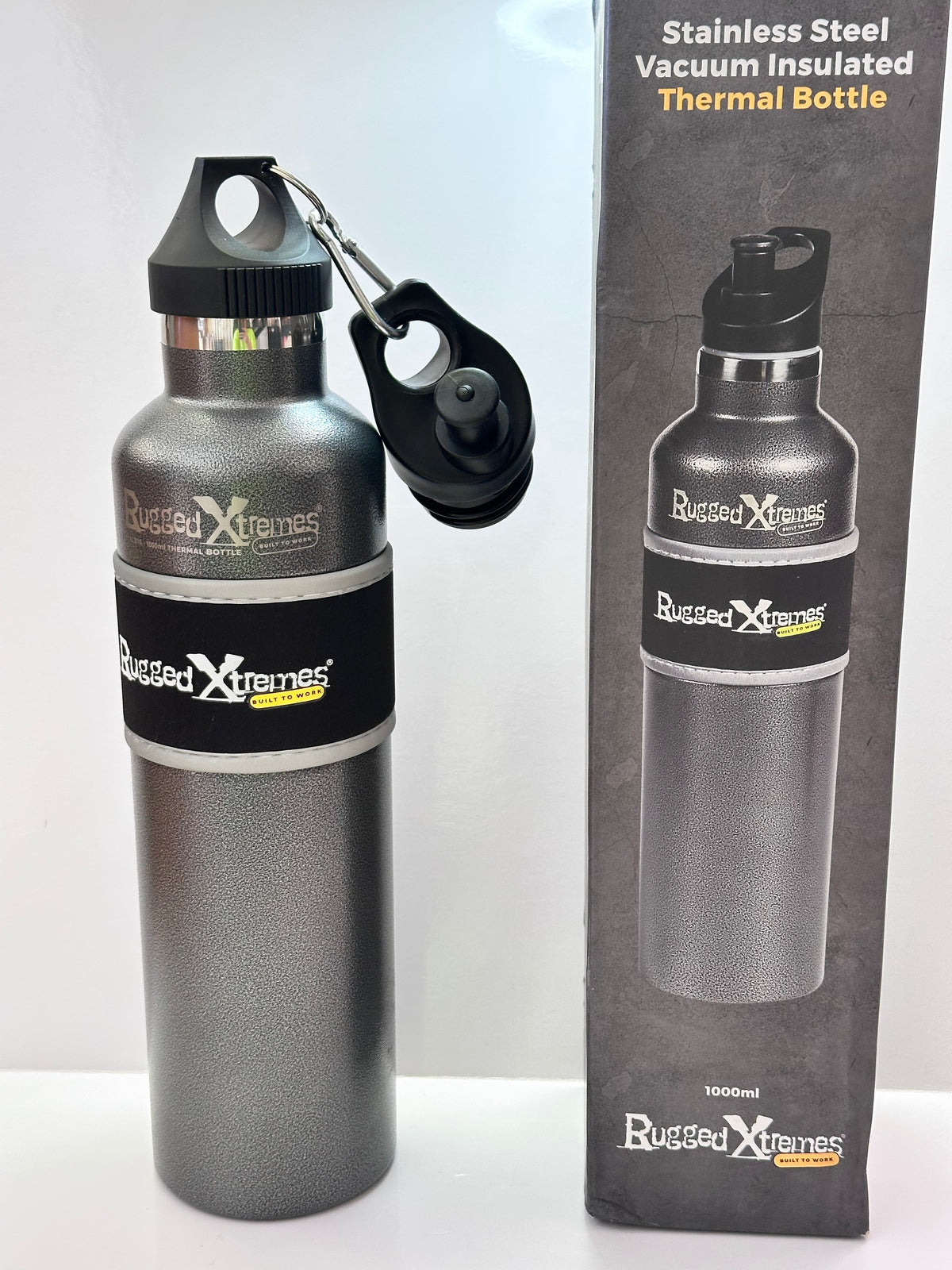Rugged Xtremes 1L Vacuum Insulated Water Bottle - Box of 10 RX11L310