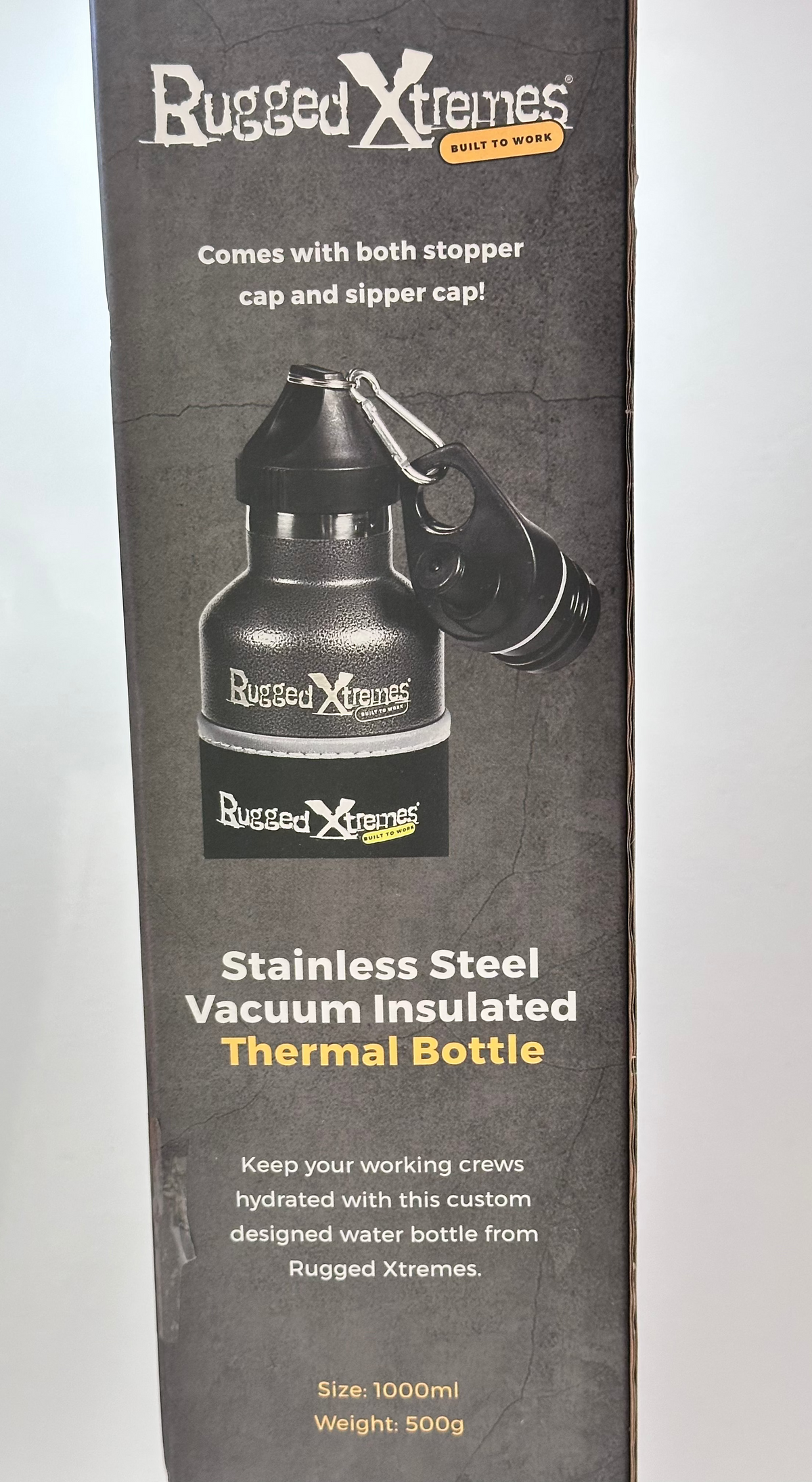 Rugged Xtremes 1L Vacuum Insulated Water Bottle - Box of 10 RX11L310