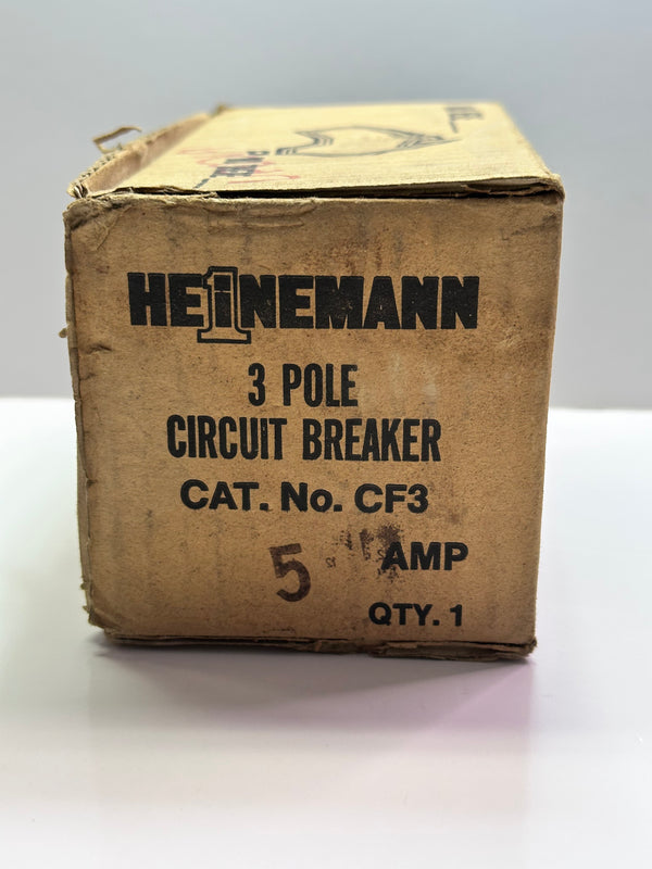 Heinemann CF Series 3 Pole Circuit Breaker 5A - CF3-G3 5A  (AB?)