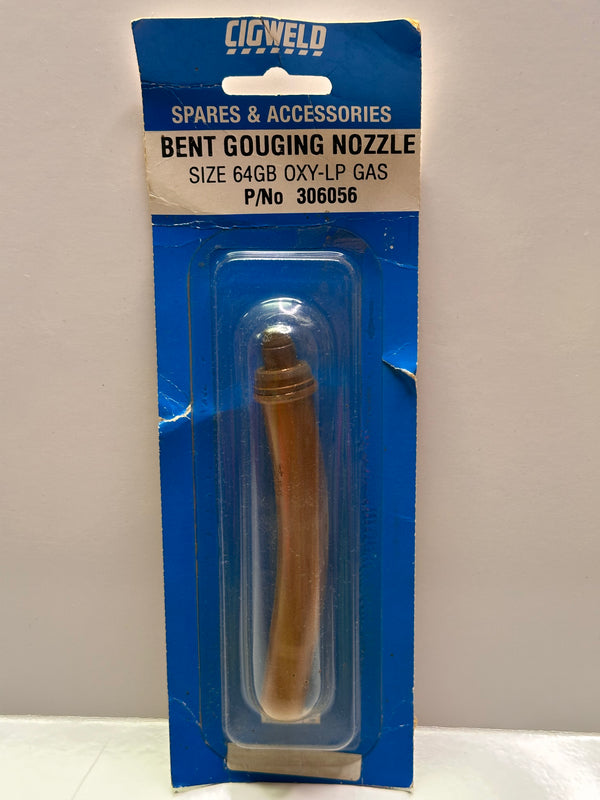 Cigweld 306056 Bent Gouging Nozzle Type 44 Size 64GB OXY-LP Gas