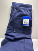 DT1142T-NAV Heavyweight Cotton Cargo Trousers with Reflective Tape