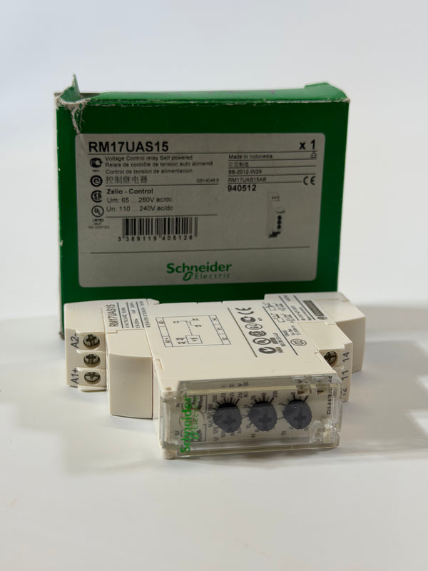 RM17UAS15 Modular 1 Phase Voltage Control Relay, 940512
