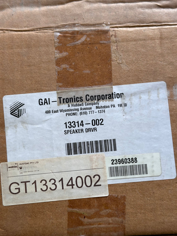 GAI-TRONICS 13314-002 Indoor-Outdoor Hazardous Area 0-16-Ohm Horn/Compression Driver