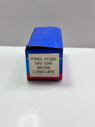 Narva 17326 24V 10W BA15S Long Life Rear Incandescent Globe - Box of 10