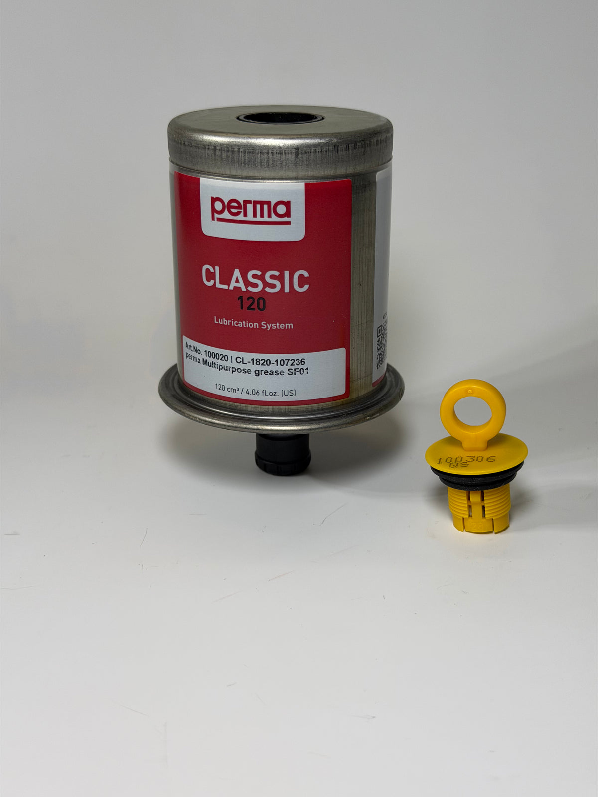 Perma CLASSIC SF01 120 cm³ automatic single-point lubricator with multipurpose grease, 100020