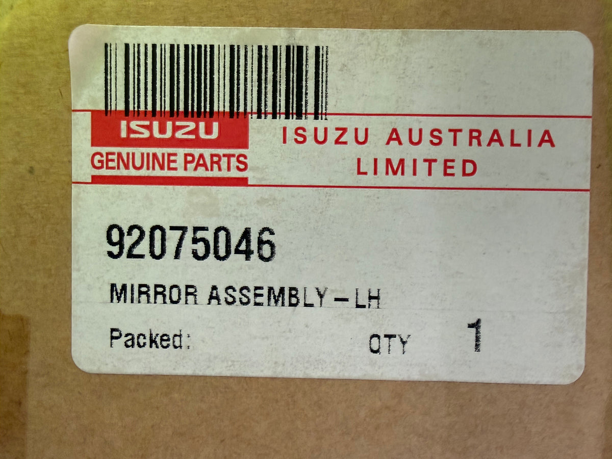 Isuzu 92075046 Left-Hand Electric / Heated Mirror
