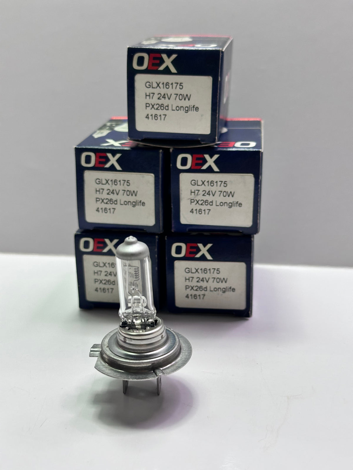 OEX GLX16175 24V 70W H7 Long Life Automotive Globe