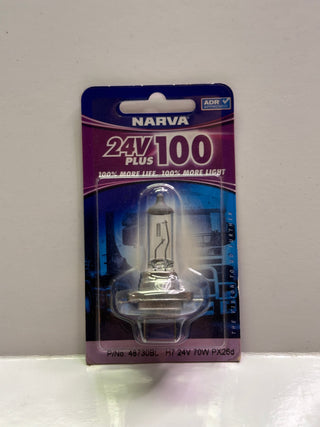 Narva 48730BL 24V H7 70W Plus 100 Long Life Headlight Globe