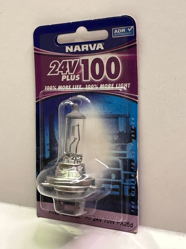 Narva 48730BL 24V H7 70W Plus 100 Long Life Headlight Globe