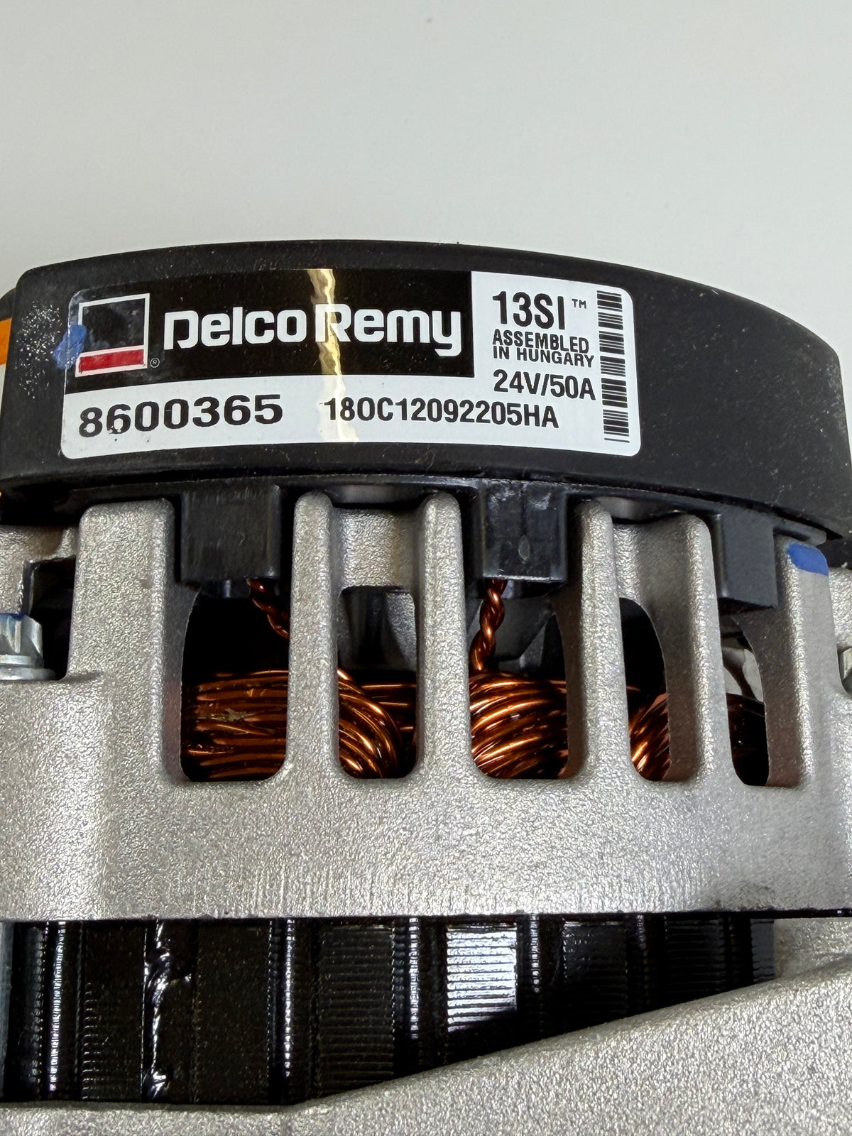 Delco Remy 8600365-13SI 24V 50A Alternator for Jaylec 65-0070