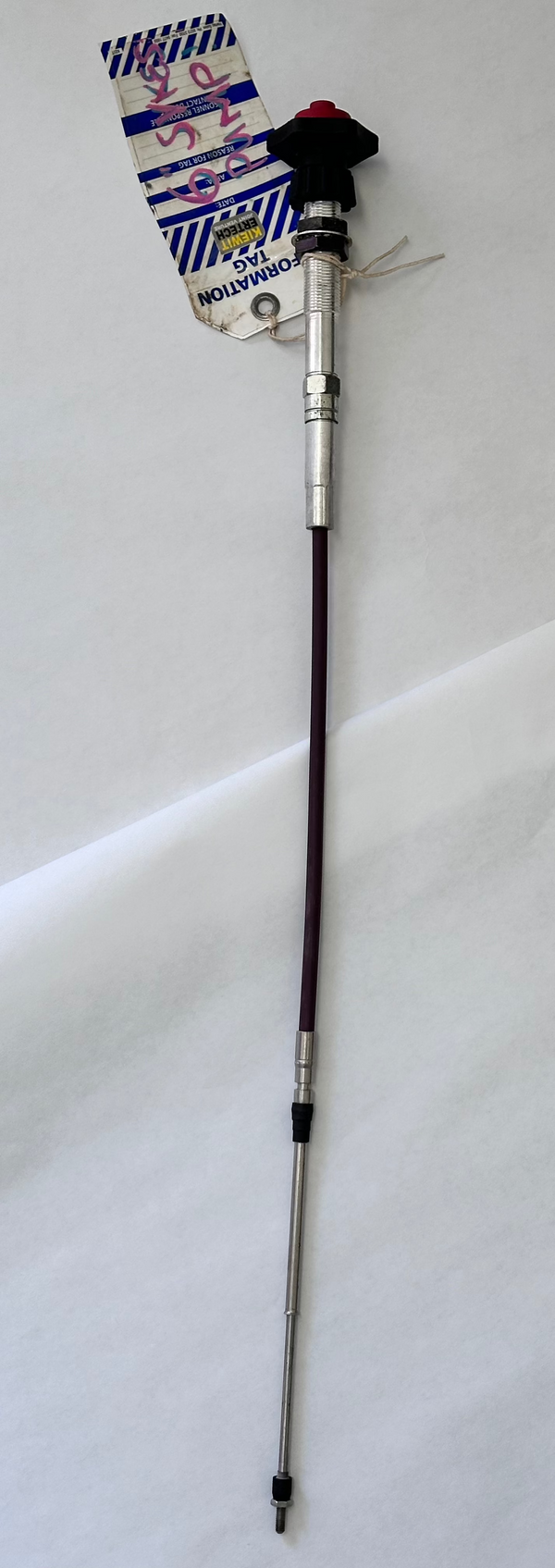 Vernier Control Cable - Clamp end with Rod and Sleeve