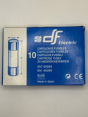 DF Electric 421002 Cartridge Fuse, 14x51mm gG 690V 2A, Box of 10