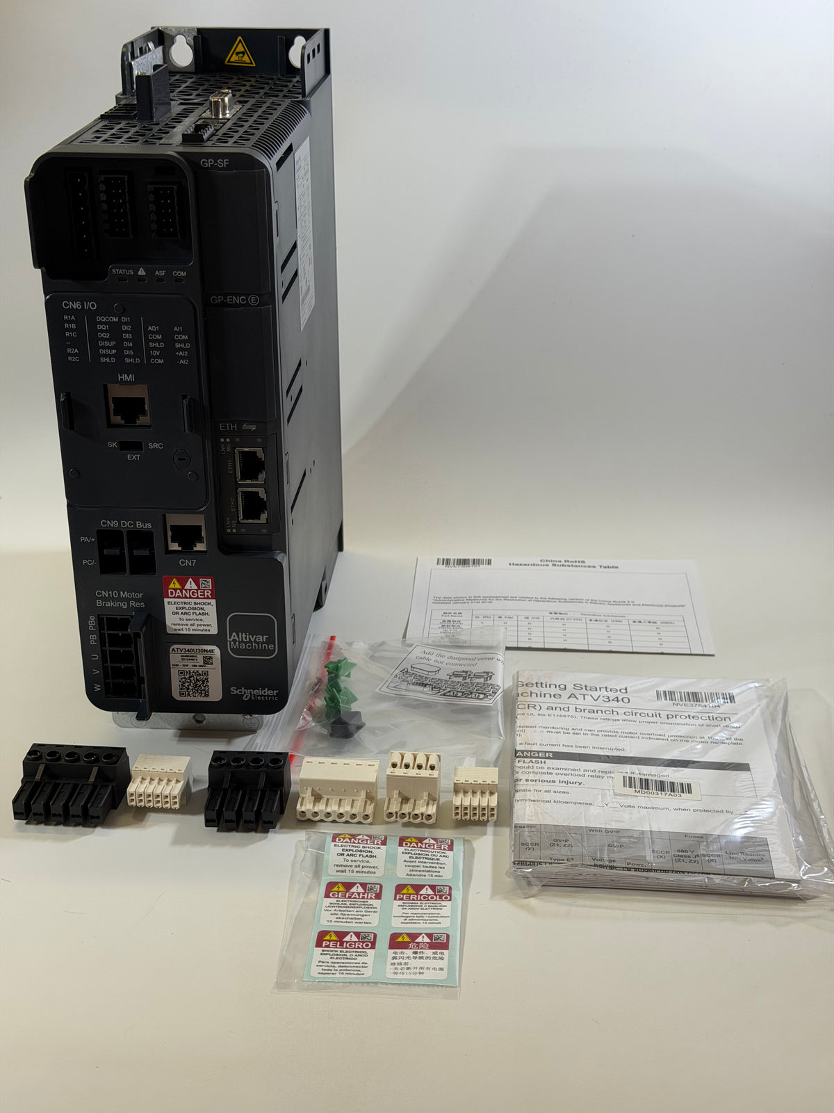 ATV340 3kW, 3HP, 400V Heavy Duty Variable Speed Drive - ATV340U30N4E