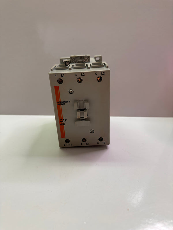 Sprecher & Schuh CA7-60-00-240 Contactor 3 Pole, 60amp, Coil 240-277V