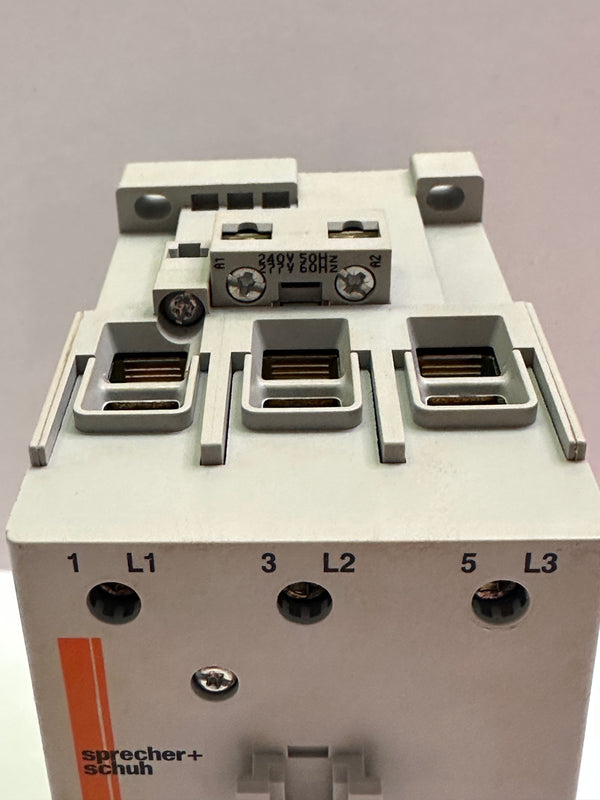 Sprecher & Schuh CA7-60-00-240 Contactor 3 Pole, 60amp, Coil 240-277V