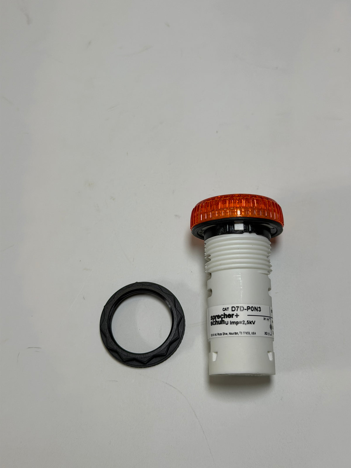 D7DP0N3 Sprecher + Schuh 22mm Monolithic 24V LED Indicator Lamp, Amber