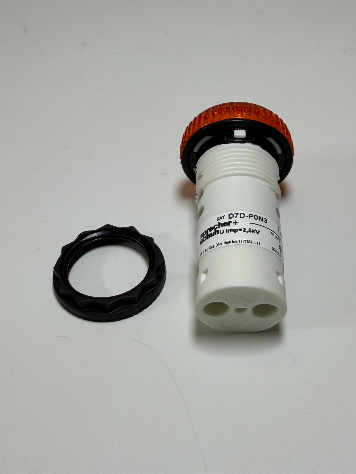 D7DP0N3 Sprecher + Schuh 22mm Monolithic 24V LED Indicator Lamp, Amber