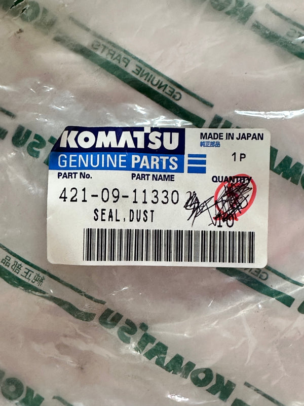 Komatsu 421-09-11330 Seal, Dust